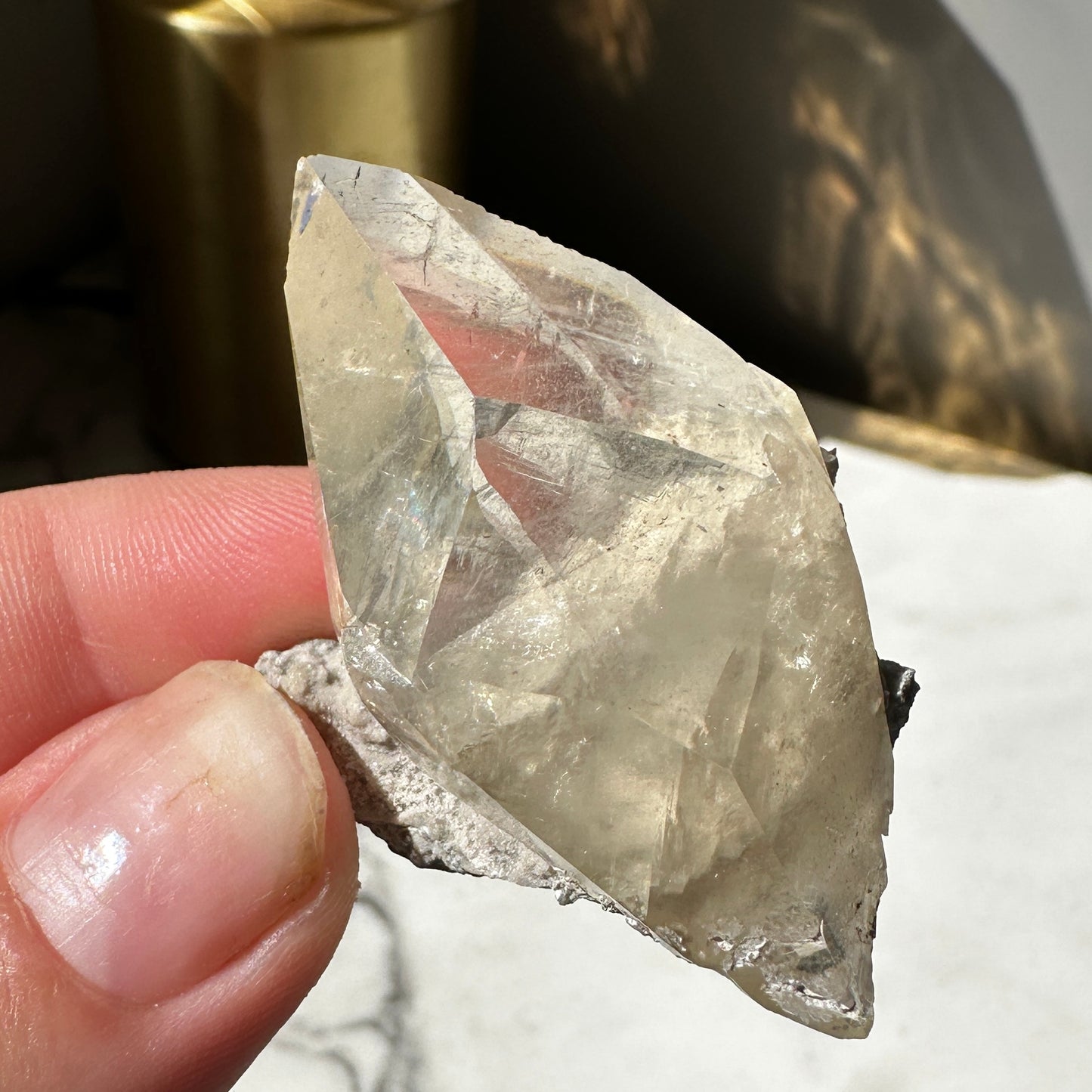 Stellar Beam Calcite (Elmwood Mine Tennessee)