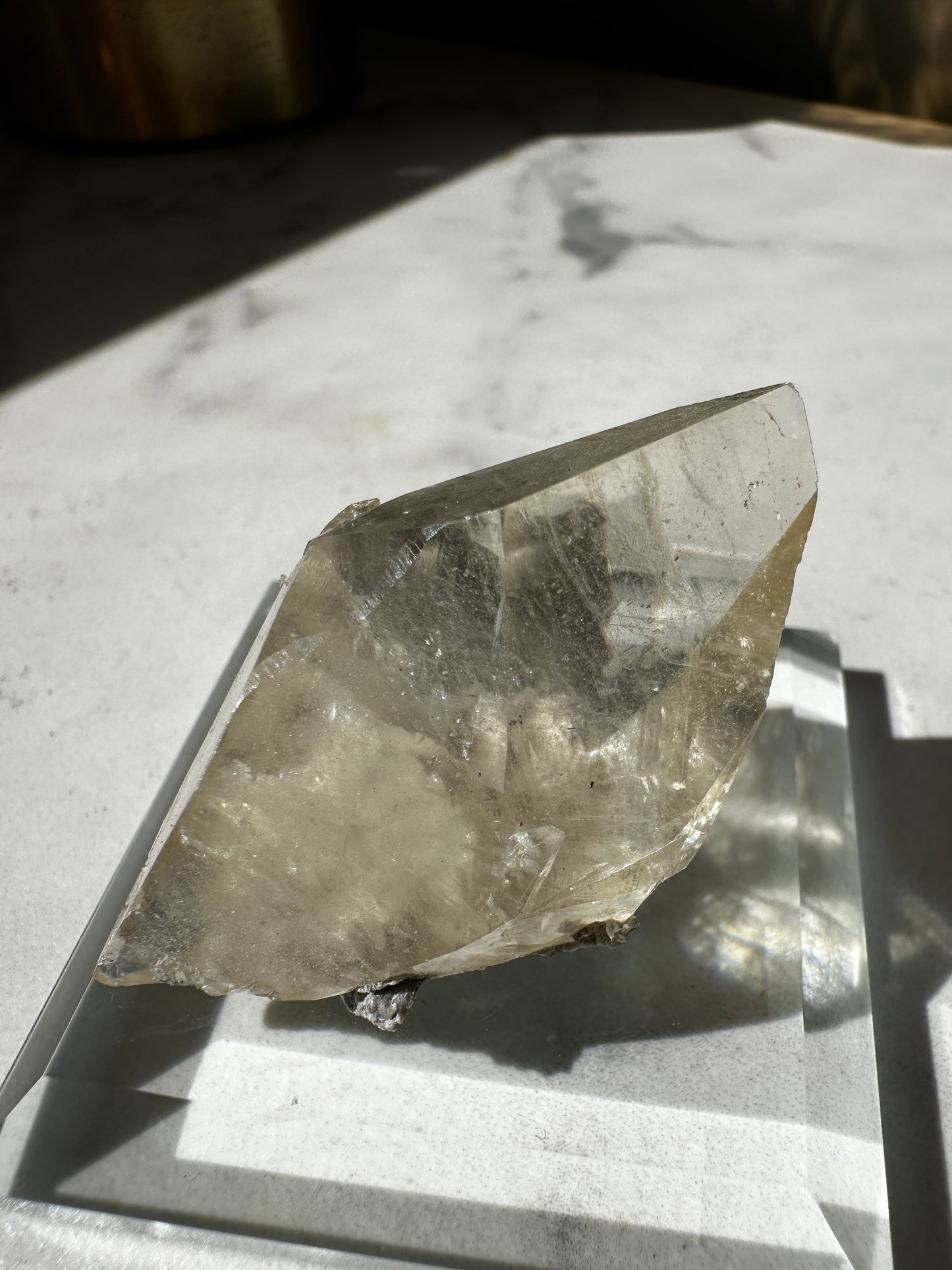 Stellar Beam Calcite (Elmwood Mine Tennessee)