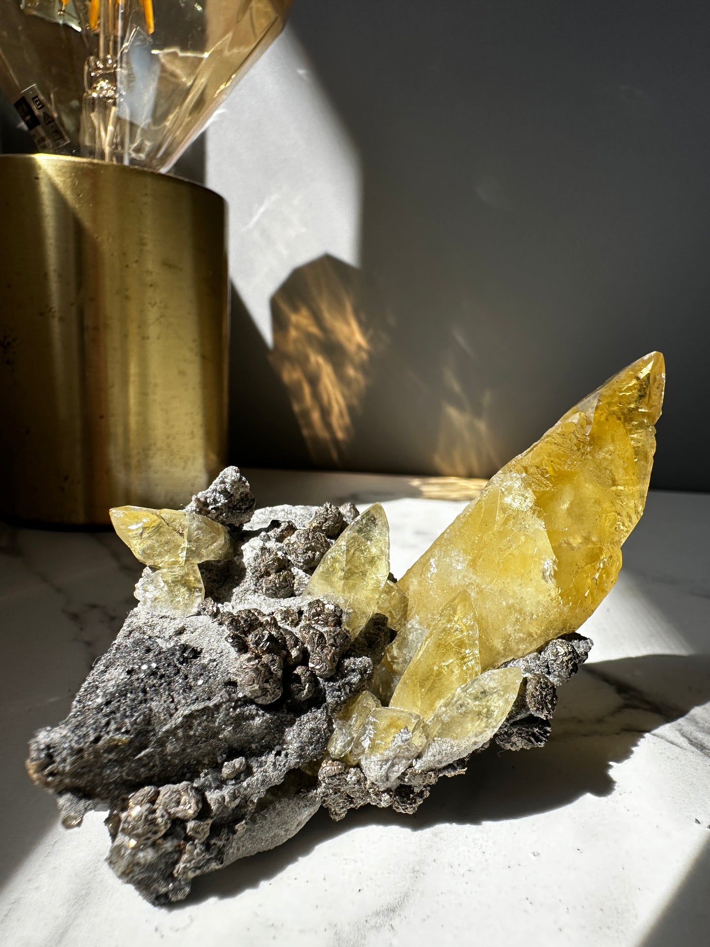 Sweetwater Mine Calcite with Pyrite (Missouri)