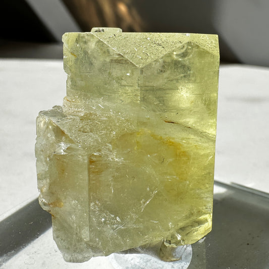 Terminated Bi-coloured Beryl var. Aquamarine with Heliodor ‘Aquador’