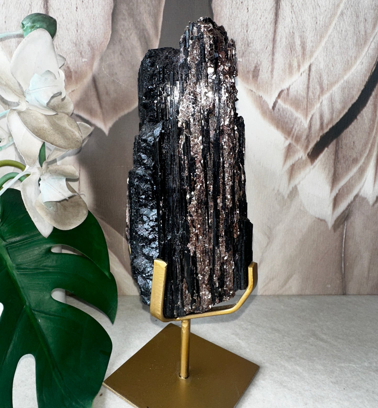 Black Tourmaline with Mica