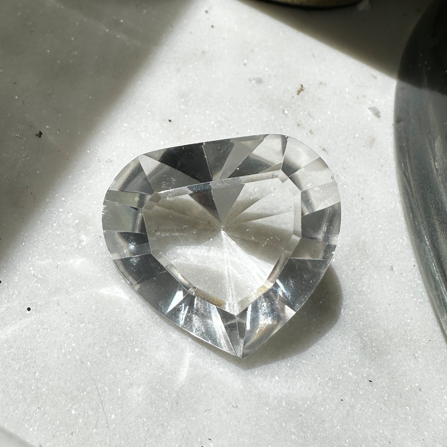 Faceted Lemurian Heart
