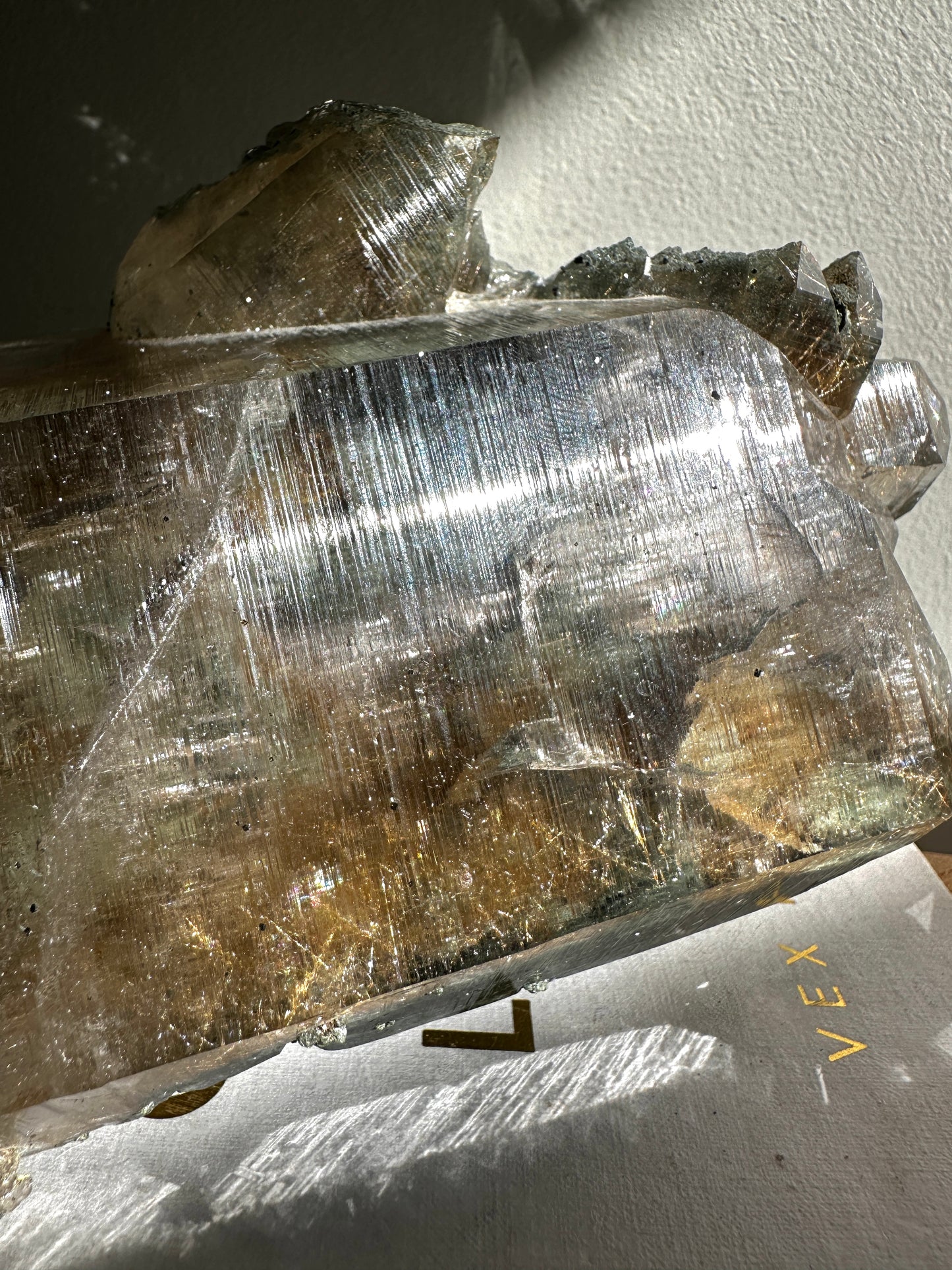Rare Find Himalayan Quartz with Golden Rutile and Anatase