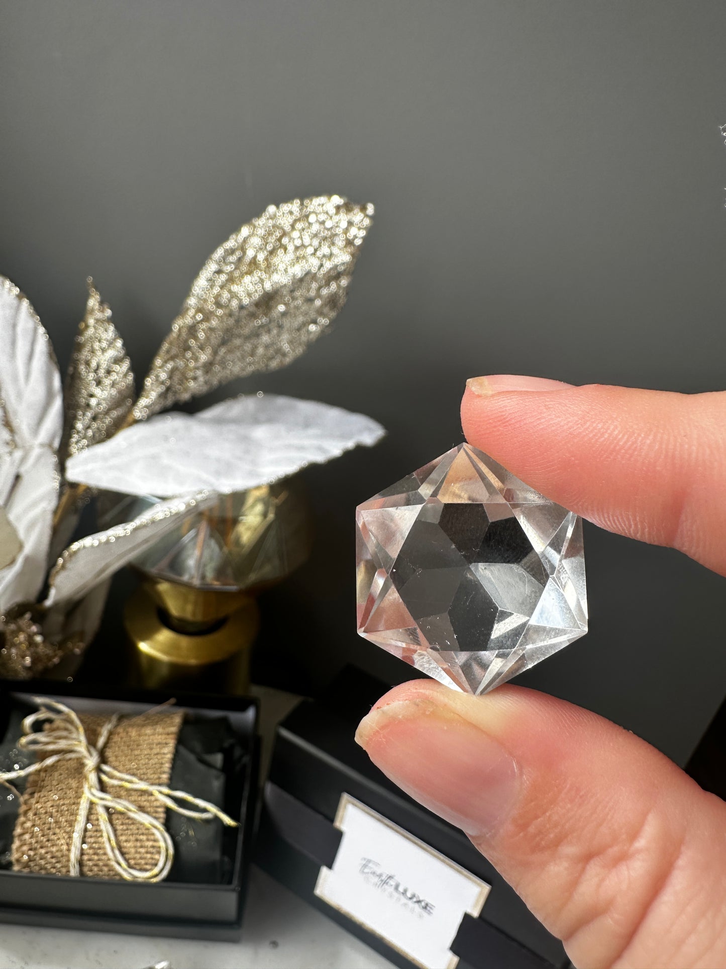 AAA Grade Lemurian Quartz David Star Manifestation Kit