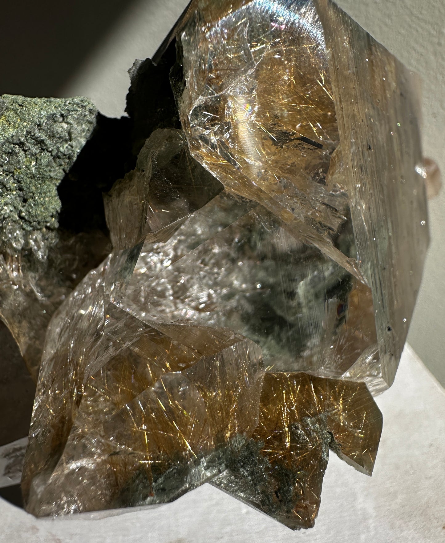 Rare Find Himalayan Quartz with Golden Rutile and Anatase