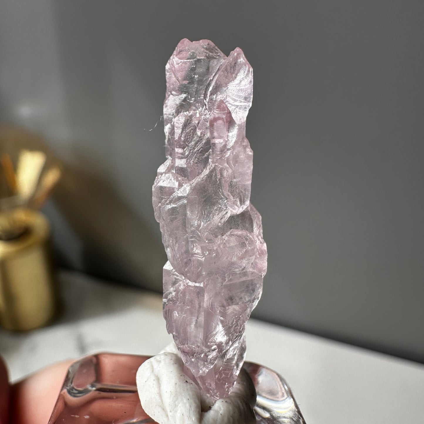Crystallised Rose Quartz (Itinga Brazil)