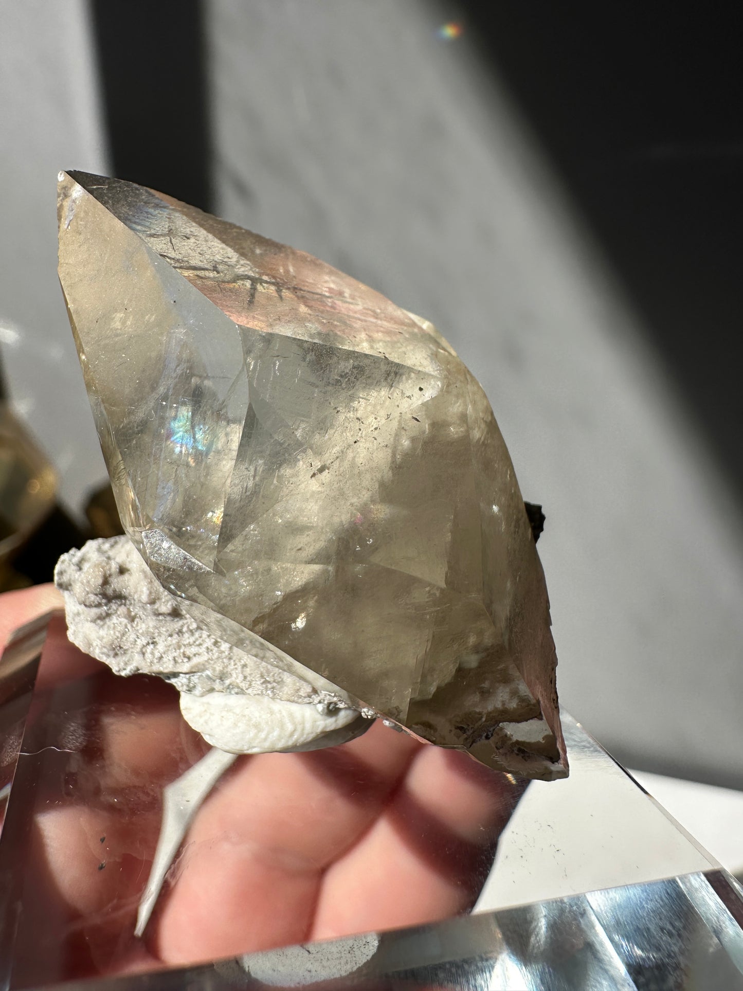 Stellar Beam Calcite (Elmwood Mine Tennessee)