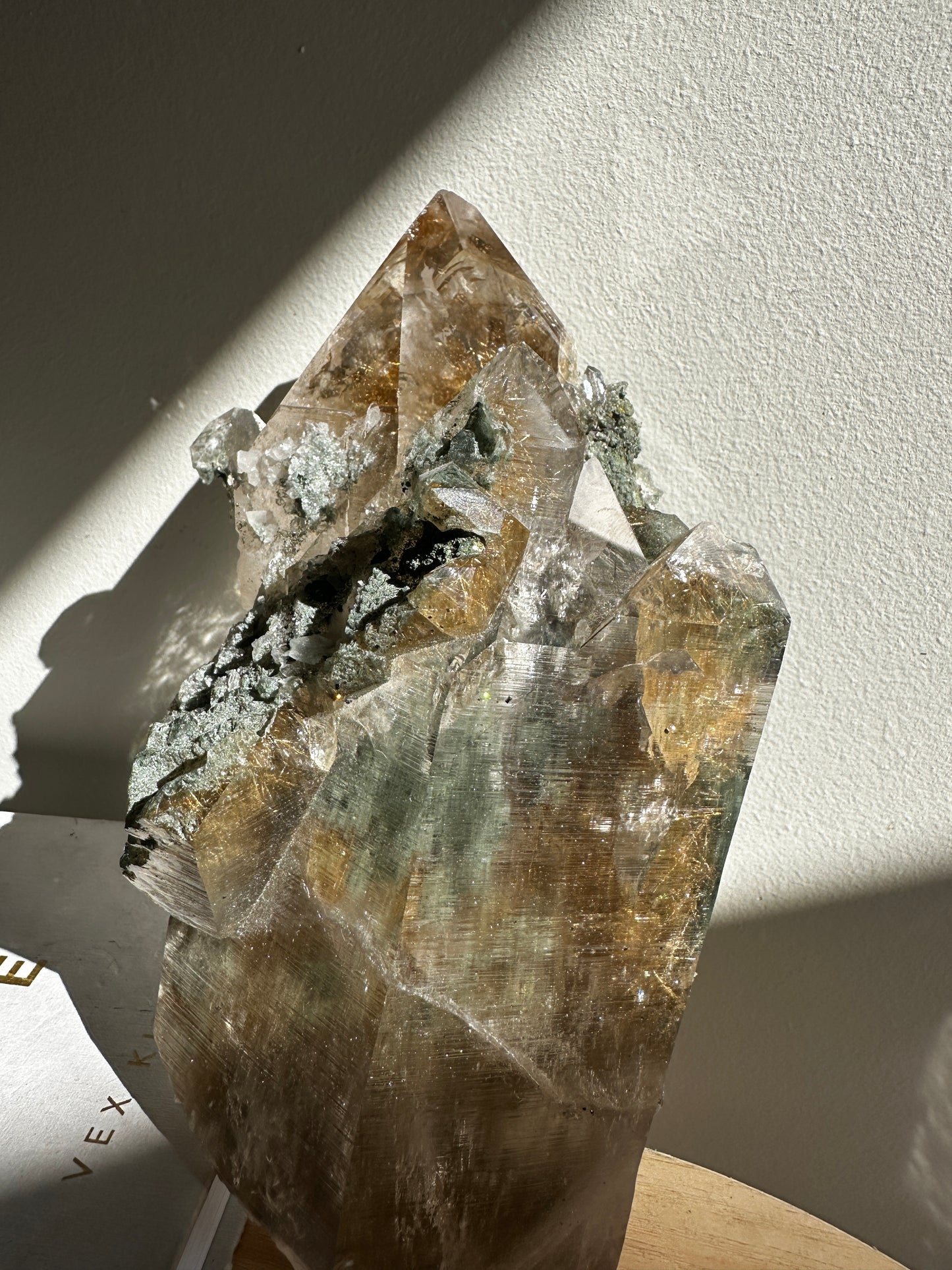Rare Find Himalayan Quartz with Golden Rutile and Anatase