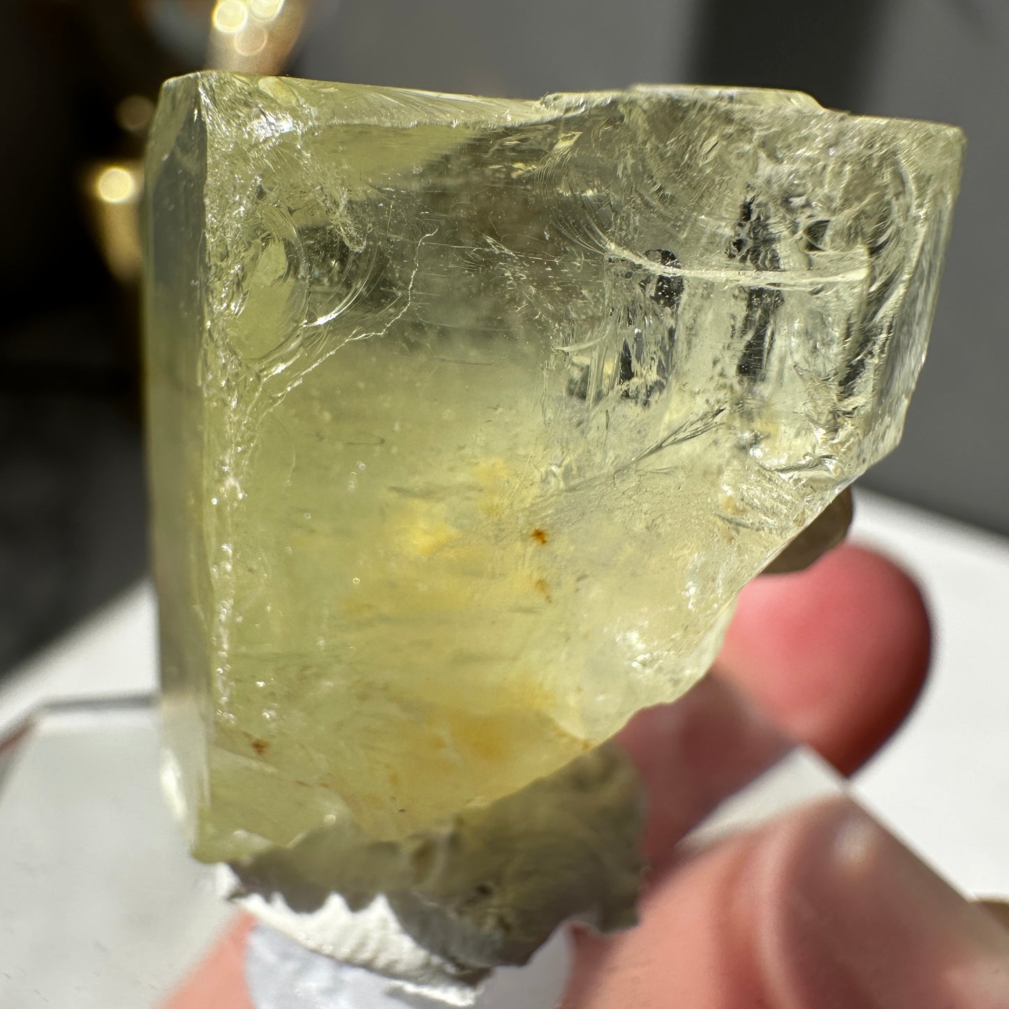 Terminated Bi-coloured Beryl var. Aquamarine with Heliodor ‘Aquador’