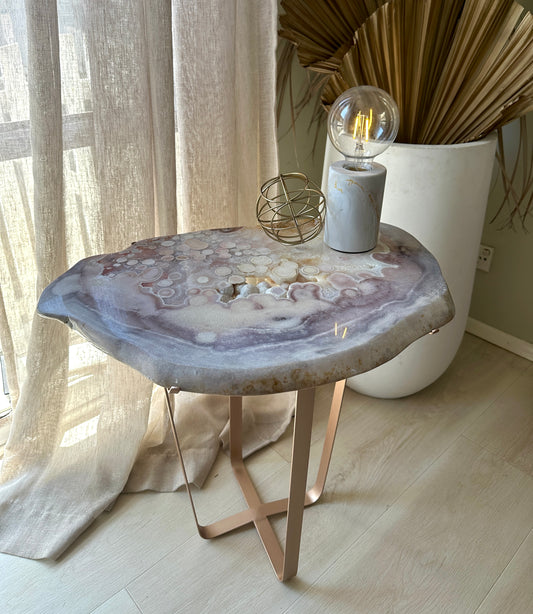 Pink Amethyst Table