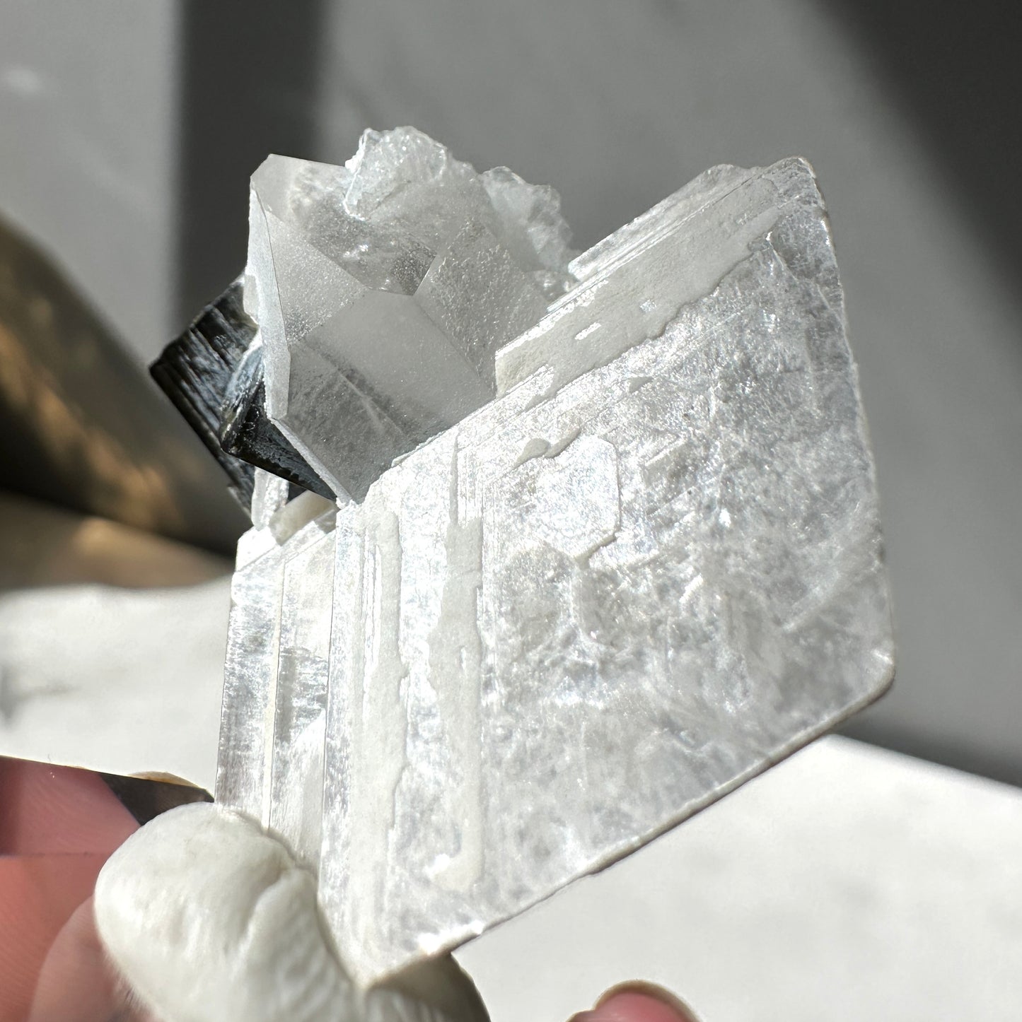 Green Capped Tourmaline with Albite (Stak Nala)