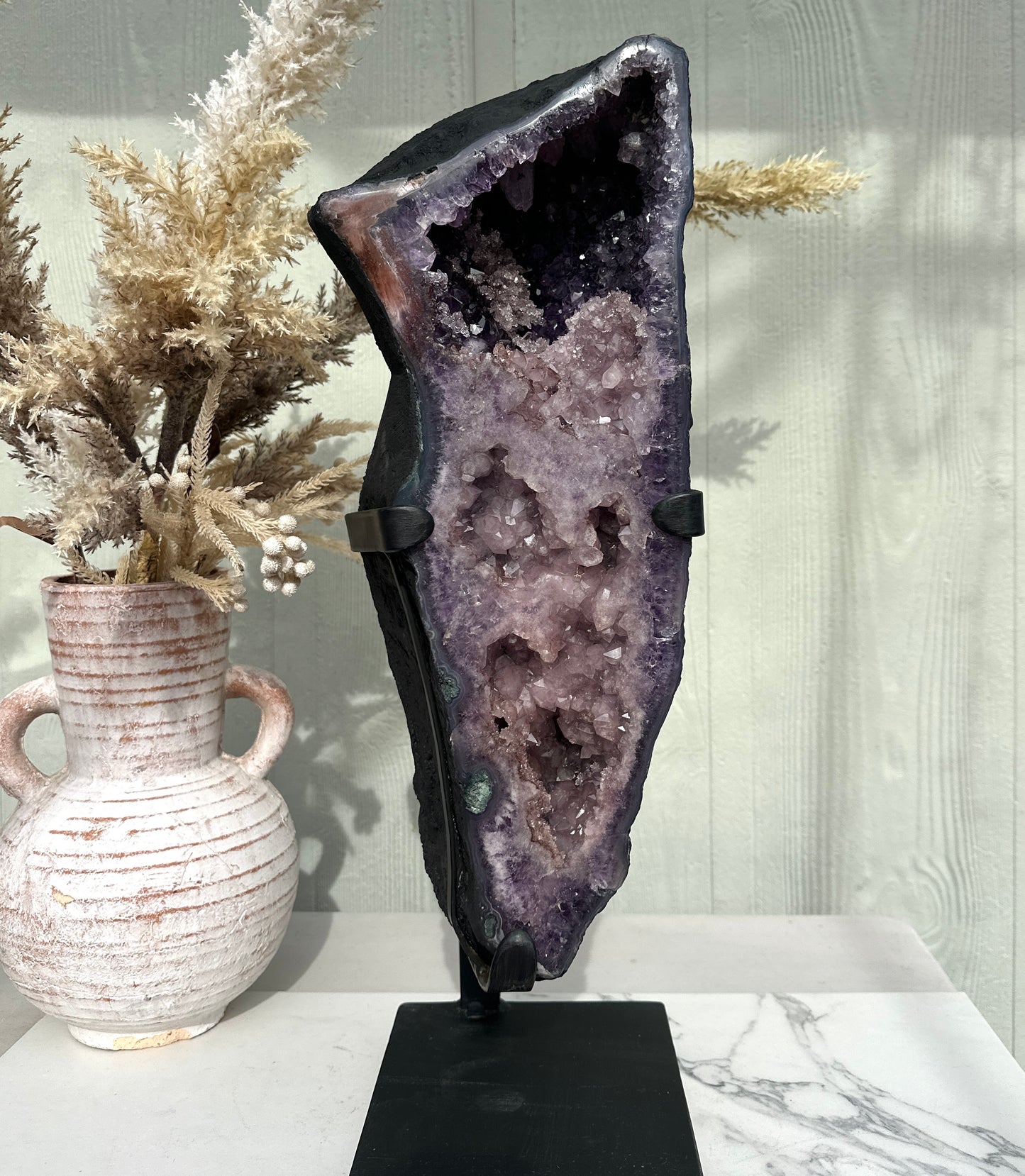 Rare Find Pink & Purple Amethyst Geode 17kg