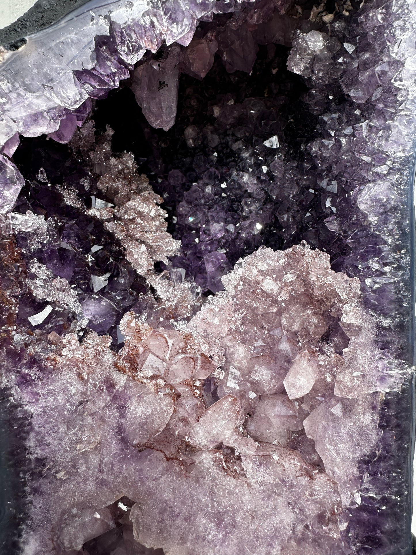 Rare Find Pink & Purple Amethyst Geode 17kg