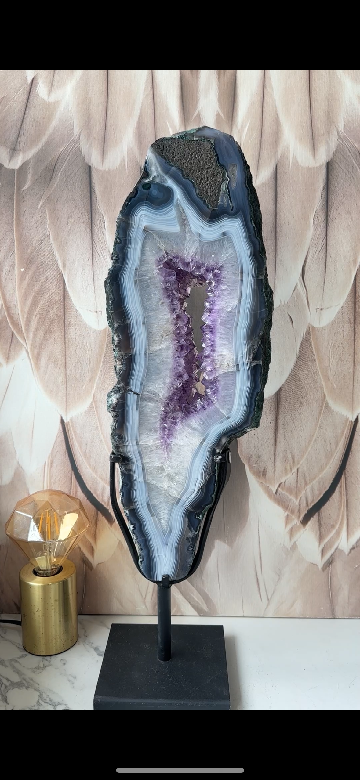Blue Agate & Amethyst Portal