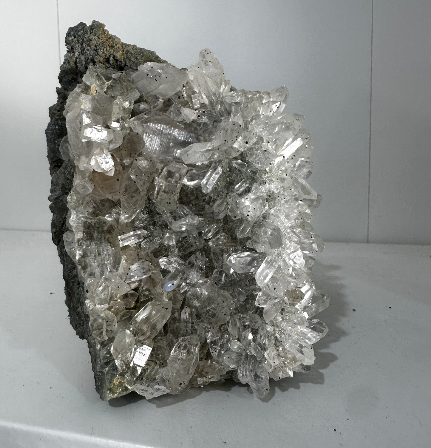 Chlorite Himalayan Quartz with Anatase