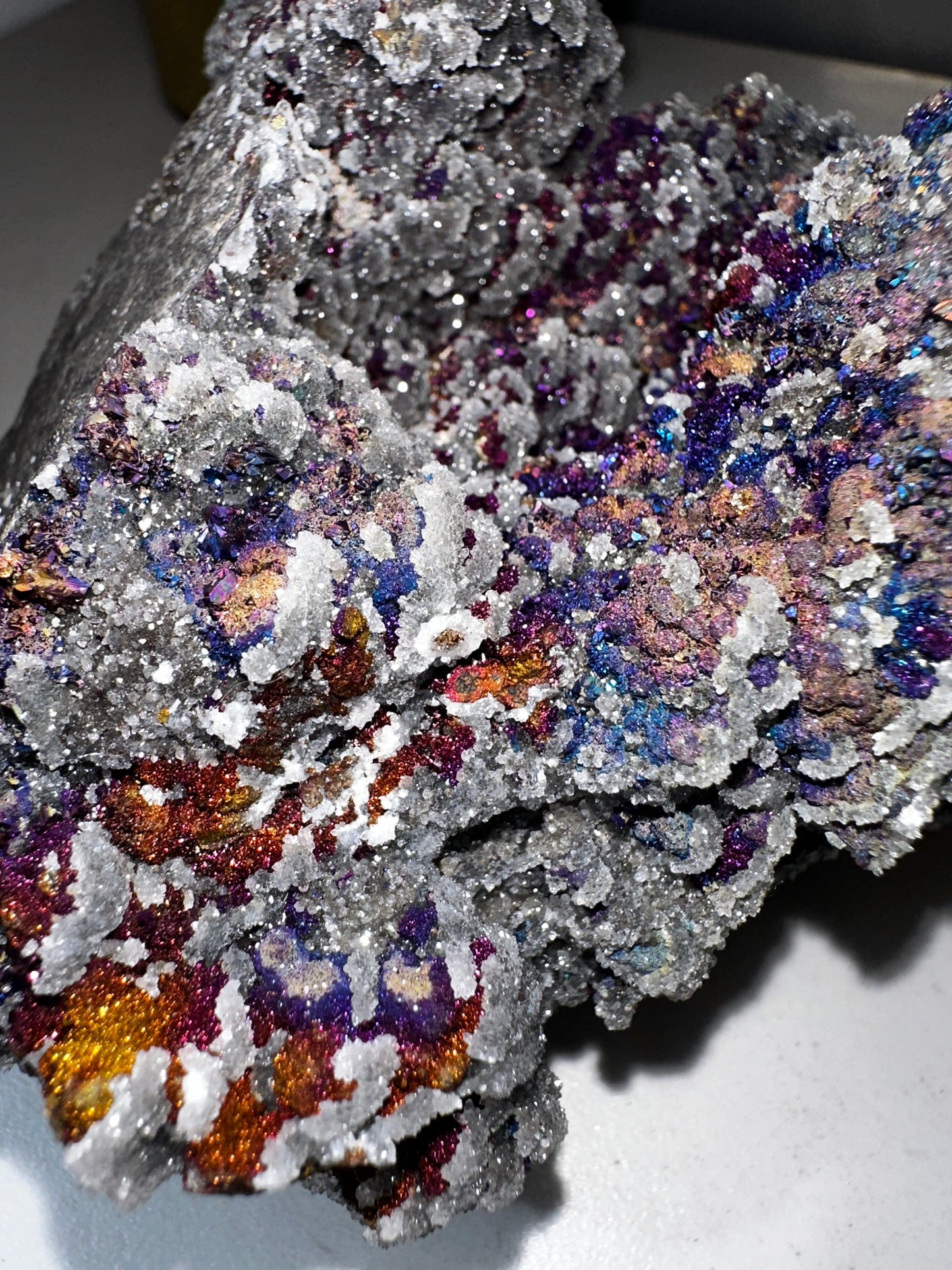 Golden Calcite with Chalcopyrite - Casteel Mine (Missouri)