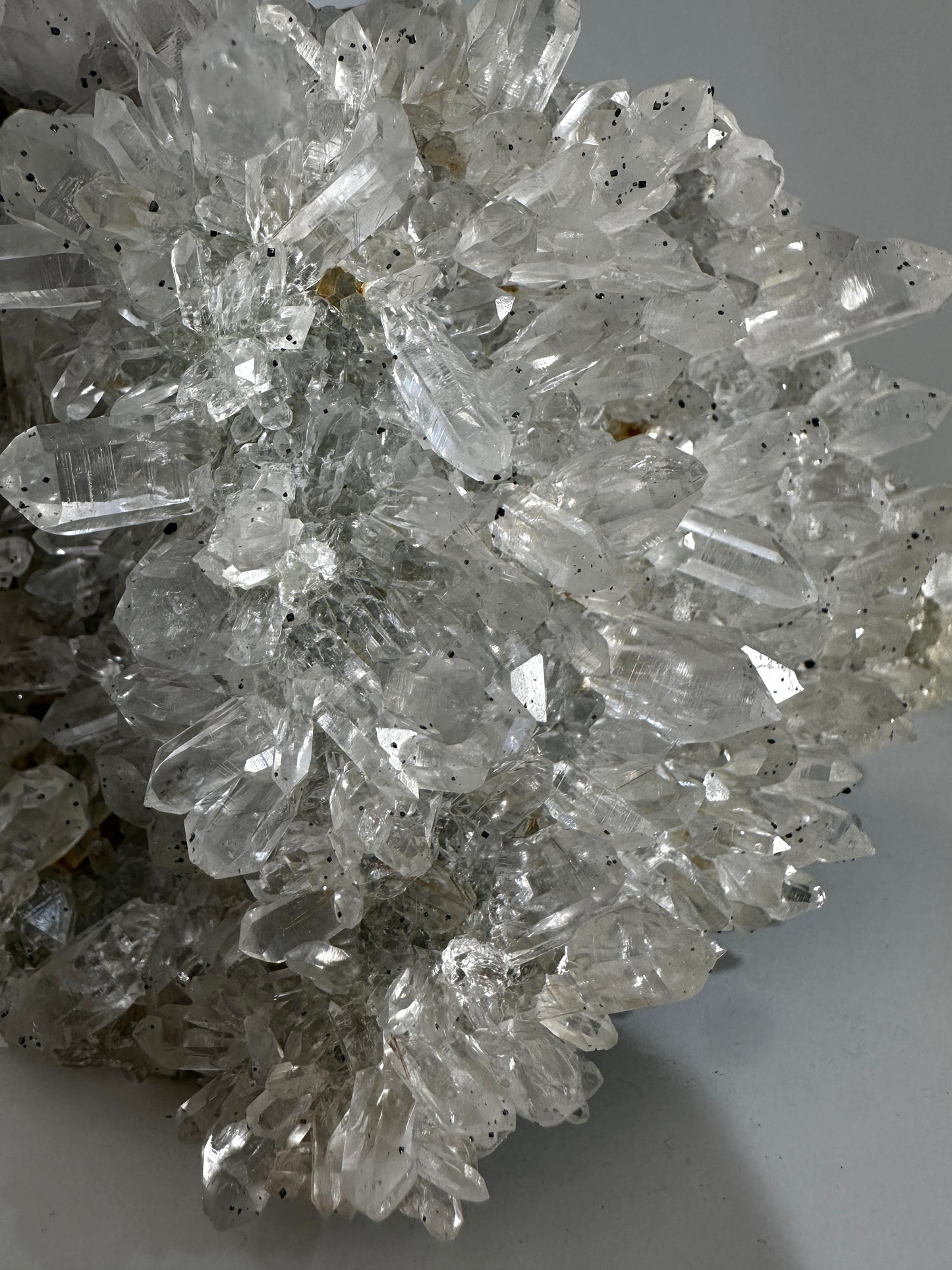 Chlorite Himalayan Quartz with Anatase