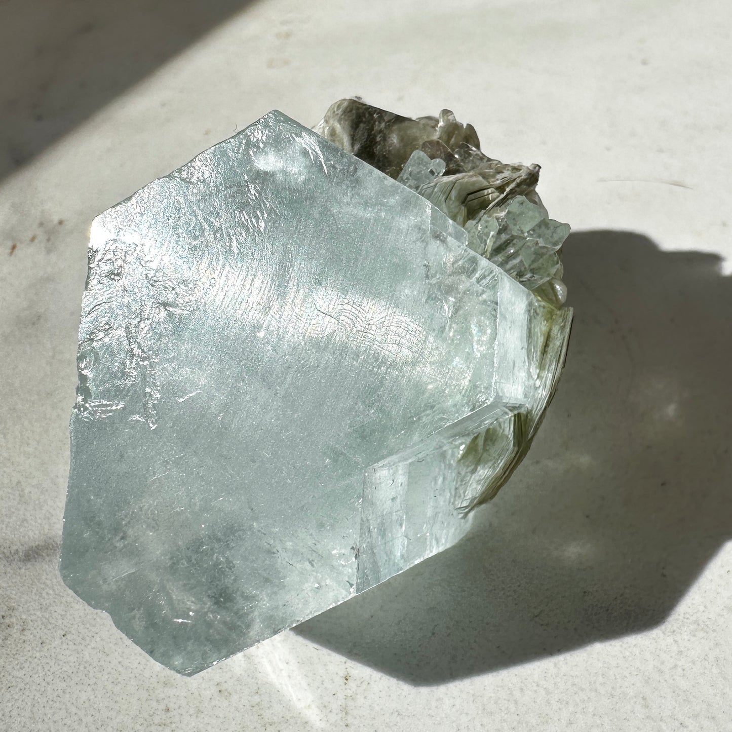High Grade Aquamarine with Muscovite (Pakistan)