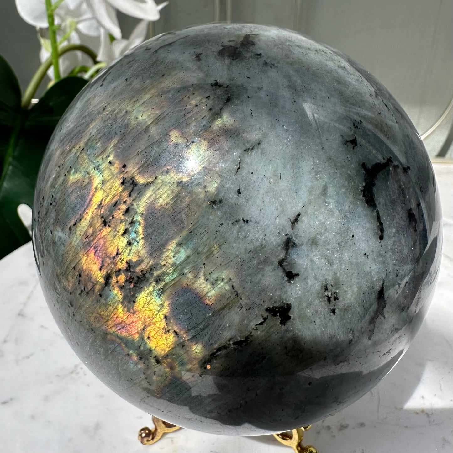 10cm Labradorite Sphere